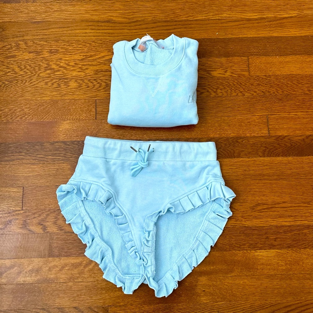CHAR-Workroom  Sweatshirt and Hot short set